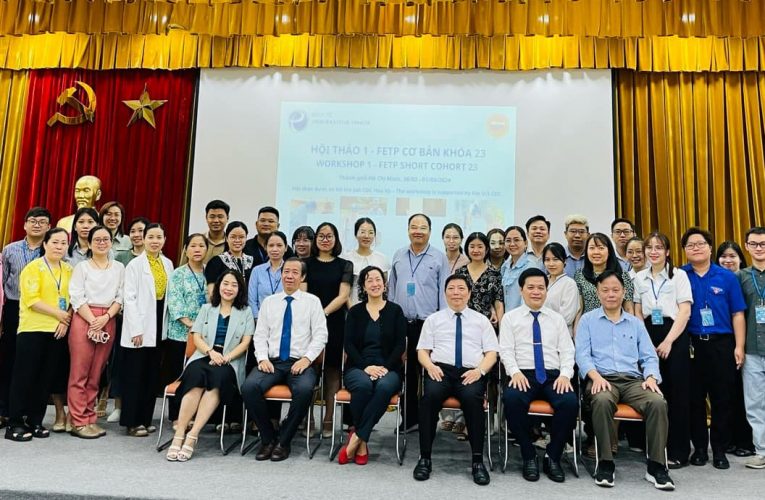 Khoá 23 FETP cơ bản do Viện Pasteur TP Hồ Chí Minh tổ chức tại TP HCM từ tháng 2-5/2024