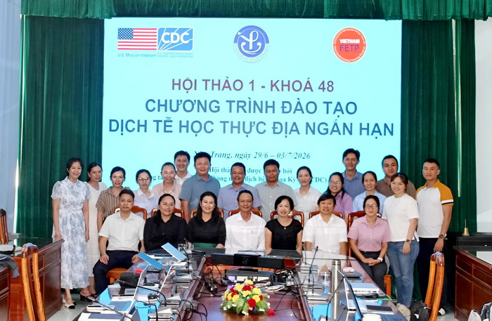 Khai giảng lớp đào tạo Dịch tễ học thực địa cơ bản 48 (FETP SC48) cho cán bộ tuyến xã/phường tại tỉnh Khánh Hòa